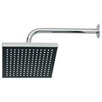 R-405 | Regadera cuadrada ABS 8' acabado cromo con brazo, Foset