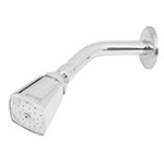 R-501 | Regadera cuadrada 2' brazo y chapetón de acero, Foset Aqua