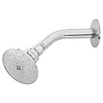 R-502 | Regadera redonda 3' brazo y chapetón de acero, Foset Aqua