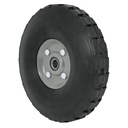 RD-102 | Rueda de hule sólido 10' para diablo, doble balero, Pretul