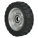 RD-51 | Rueda de hule sólido 5' para diablo, un balero, Pretul