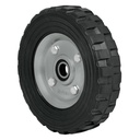 RD-71 | Rueda de hule sólido 7' para diablo, un balero, Pretul