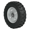 RD-72 | Rueda de hule sólido 7' para diablo, doble balero, Pretul