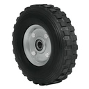 RD-82 | Rueda de hule sólido 8' para diablo, doble balero, Pretul