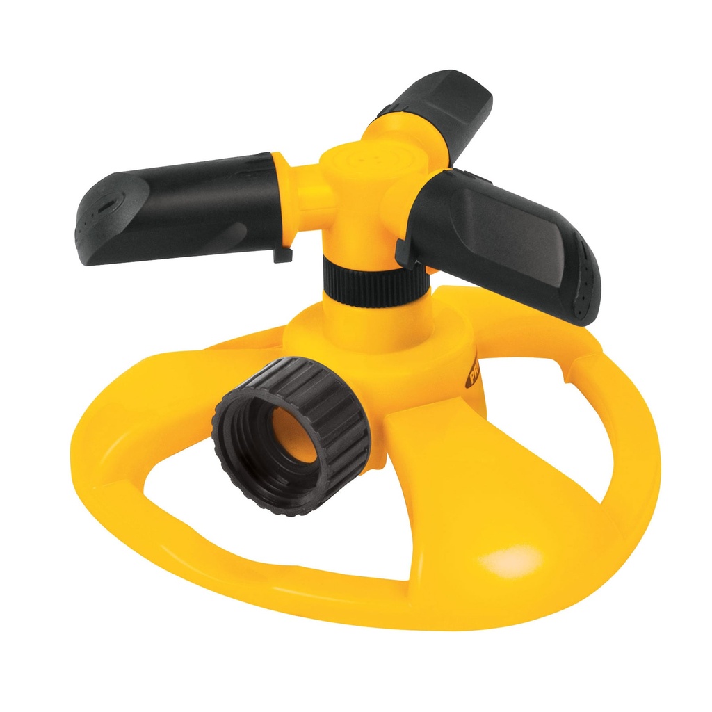 REG-2P | Regadera giratoria con 3 brazos, chorro fino, Pretul