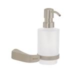 RIA-75N | Dispensador de jabón a pared de latón satinado, Riviera