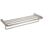 RIA-78N | Repisa de latón portatoalla en acabado satín, Foset Riviera