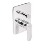 RIM-72 | Monomando cromo para regadera o tina con desviador, Foset