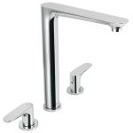 RIM-81 | Mezcladora cromo cuello alto para fregadero, Foset Riviera