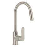 RIM-82N | Mezcladora satín nariz retráctil para fregadero, Riviera