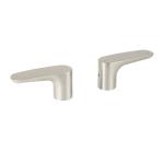 RIMM-02N | Juego de 2 manerales para tina, satin, Foset Riviera