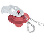 SA-009 | Sapo para WC de 2', silicona c/marco rígido, cadena inox