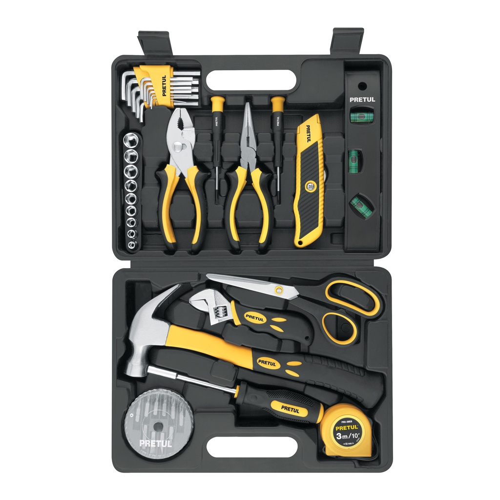 SET-42 | Juego de 42 herramientas Comfort Grip, Pretul