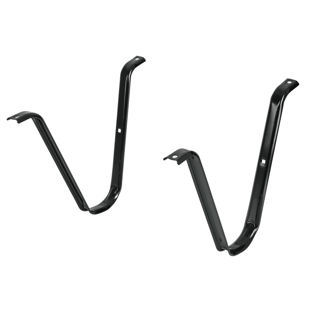 SL-45/50-GP | Juego 2 soportes calibre 16 para carretillas grises Pretul