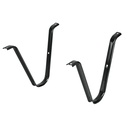 SL-45/50-GP | Juego 2 soportes calibre 16 para carretillas grises Pretul