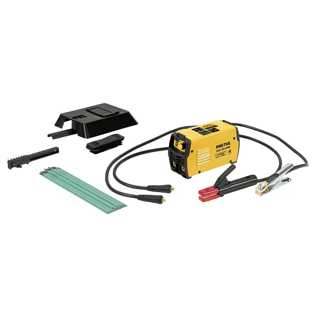 SOIN-100/120MP | Mini soldadora inversora bi-voltaje 120 A, 127/220V, Pretul