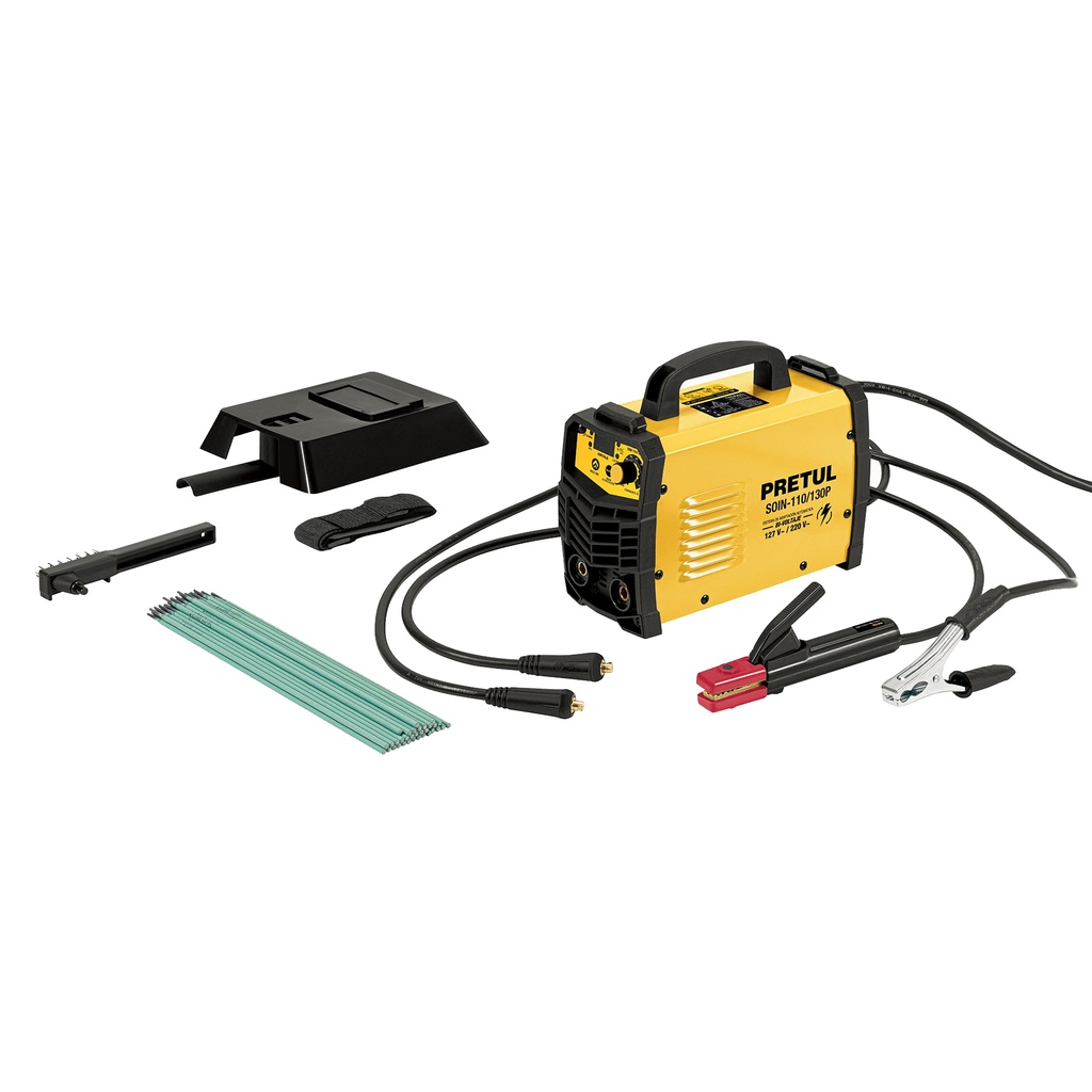 SOIN-110/130P | Soldadora inversora, 130A, Bi-voltaje 127/220V, Pretul