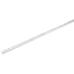 SOMO-10CS | Cremallera sencilla blanca para ménsulas planas, 1m, Fiero