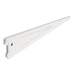 SOMO-14MD | Ménsula plana blanca para cremallera doble, 37cm, Fiero