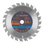ST-624 | Disco sierra 6-1/2' p/madera, 24 dientes con centro 5/8'