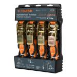 SU-675R4 | Juego de 4 sujetadores con matraca carga máxima 675 kg