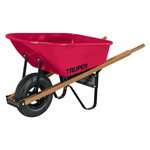 T-6N | Carretilla 6 ft3 Neumática, bastidores de madera, Truper