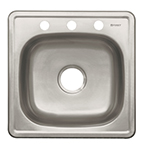 TA-48B | Tarja sencilla de empotrar 48 x 48 cm, Foset Basic