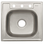 TA-553B | Tarja sencilla de empotrar 53 x 50 cm, Foset Basic