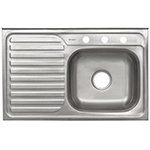 TA-850DB | Tarja de sobreponer tina derecha 80 x 50 cm, Foset Basic