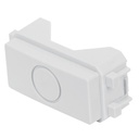 TA-IB | Módulo (tapón) ciego, línea Italiana, color blanco, Volteck