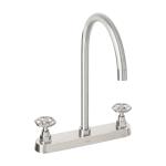 TBF-81N | Mezcladora para fregadero, manerales redondos,satín, Tubig