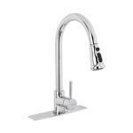 TBF-84 | Monomando para fregadero, cuello extraible, cromo, Tubig