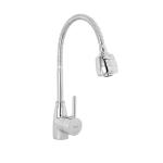 TBF-87 | Monomando para fregadero con cuello flexible, cromo, Tubig