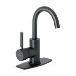 TBM-45M | Monomando corto para lavabo, negro mate, Foset Tubig
