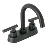 TBM-62M | Mezcladora p/lavabo,bar,manerales palanca,negro mate,Tubig