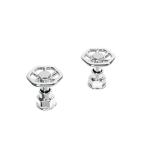 TBMM-61 | Juego de 2 manerales para mezcladora, volante, cromo, Tubig