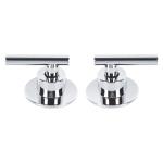 TBMR-62 | Juego de 2 manerales para regadera, palanca, cromo, Tubig