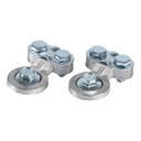 TEBA-1 | Blíster 2 terminales plomo poste lateral p/batería, Pretul