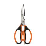 TIC-8 | Tijera 8' multiusos de acero inoxidable p/cocina, mango TPR