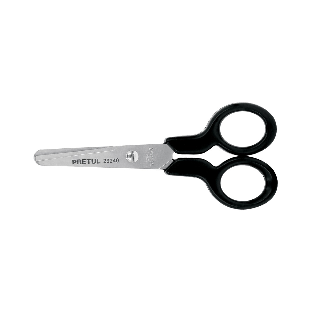 TIES-4-1/2 | Tijera 4-1/2' de acero inoxidable punta roma escolar, Pretul