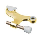 TOBI-1 | Tope de puerta para bisagra, acabado latón brillante, Hermex