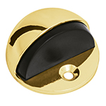 TODO-1 | Tope media luna para puerta, acabado latón, Hermex