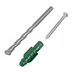 TQ-1/2J | Kit de 20 taquetes 1/2' con pijas #14 y 1 broca 1/2', Fiero