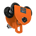 TRO-1 | Trole de carga 1 ton para vigas IPS e IPR, ajustable, Truper