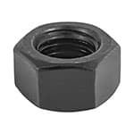 TUE5-1/2 | Bolsa con 50 tuercas 1/2' hexagonales pavonadas, grado 5