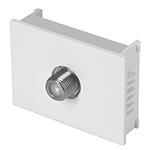 TV15-EB | Toma de televisión, 1.5 módulos, línea Española, blanco