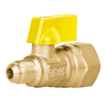 VG-554-N | Válvula de control de latón para gas, 5/16' x 1/2', Foset