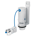 VW-206 | Válvula de descarga sistema dual para tanque bajo, Foset