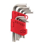 ALL-10P | Juego 10 llaves allen std punta hexagonal con organizador