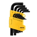 ALL-13P-P | Juego 13 llaves allen std punta hex con organizador, Pretul